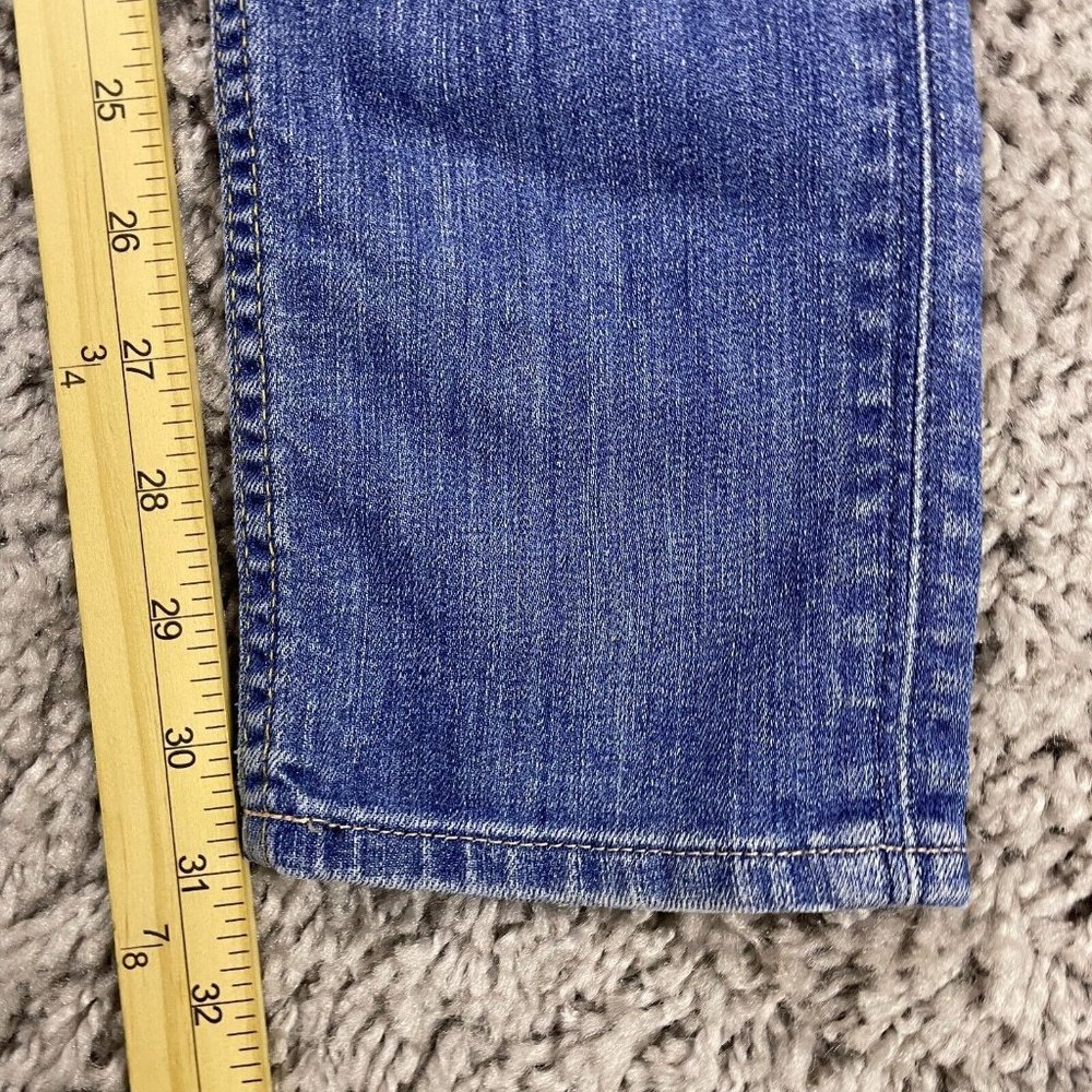 Hudson Collin Flap Skinny Jeans Women's 25 Low Rise Medium Wash Denim 2-Button - Picture 14 of 16